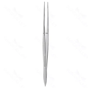 7″ Nevins Forceps – serr tips dissecting ends 1.5mm – surgivalley (S01-78-00-87)