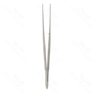 8″ Cushing Tissue Forceps – 1×2 teeth straight scraper end – surgivalley (S01-78-00-88)