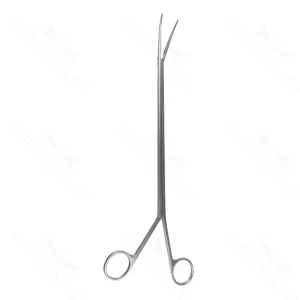 13-1/4″ VATS Dennis Forceps – 7mm Shaft Serrated Jaws