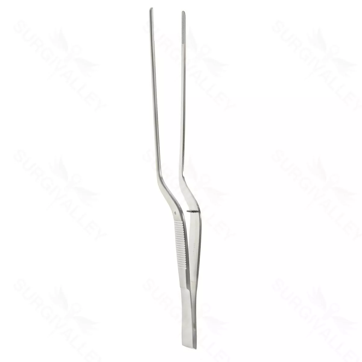 Cushing Bayonet Forceps – Serrated 7.25″