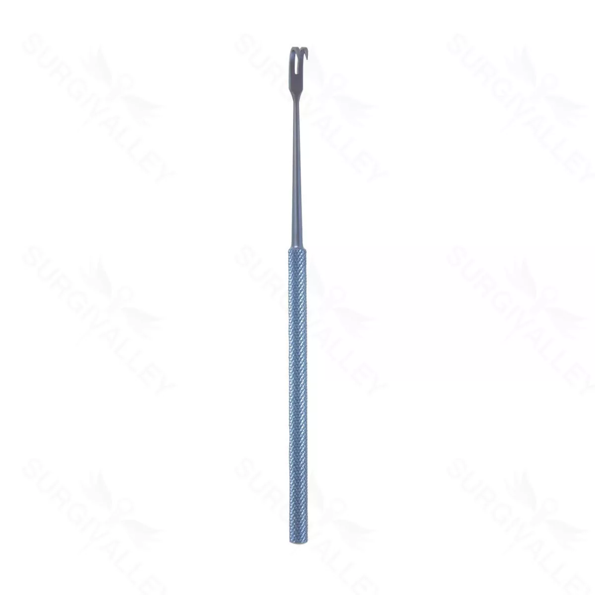 Joseph Skin Hook, dbl prng, 5mm, 6 1/4″ – TITANIUM