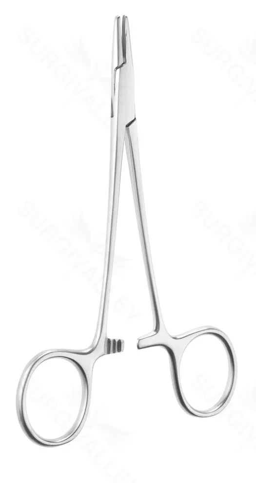 5 1/8″ Converse Needle Holder vert serr jaw large rings