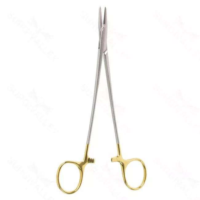 9″ Crile-wood “GG” Needle Holder – left handed