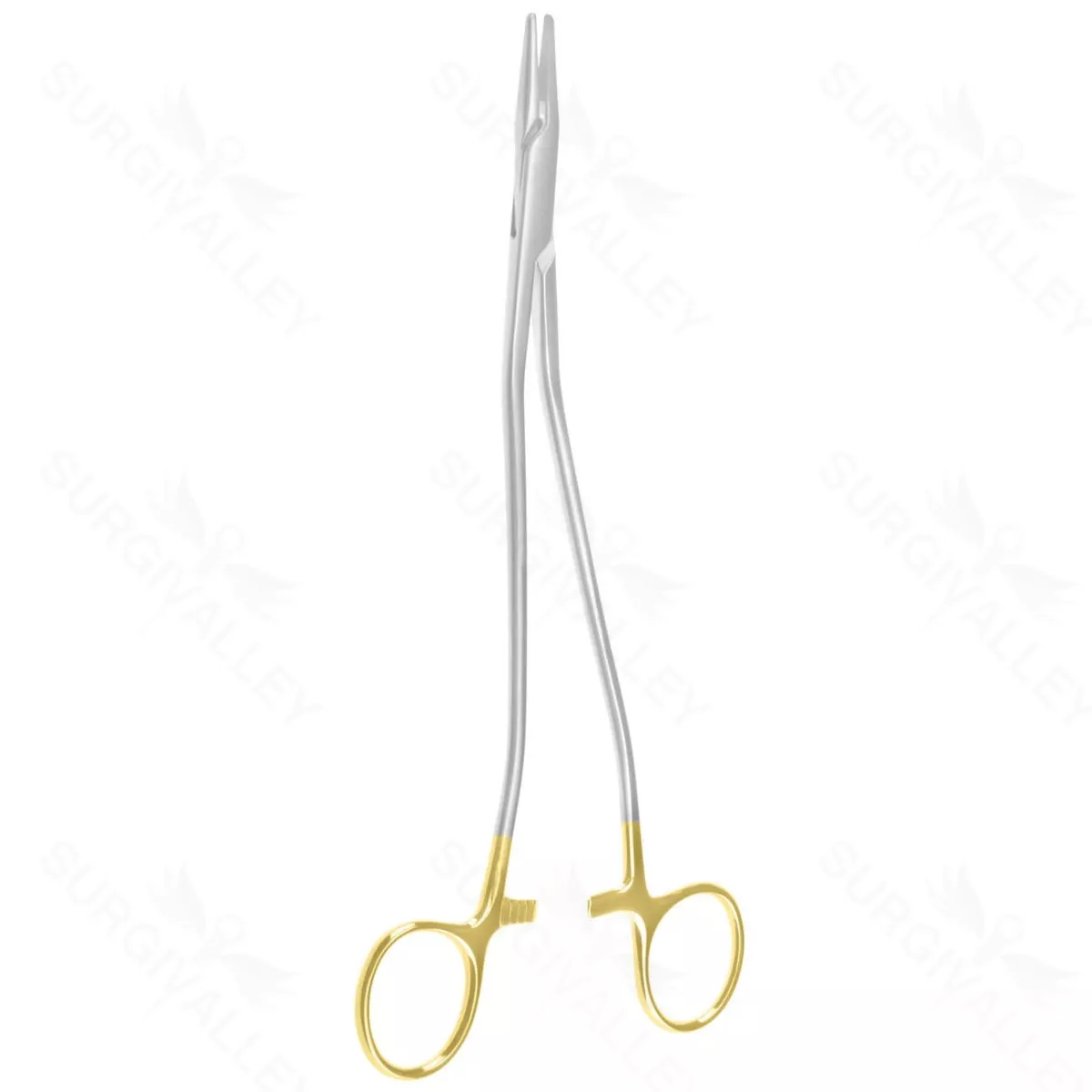 9″ Wertheim Needle Holder – TC “s” curved shanks