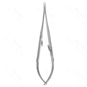 7″ Castroviejo Needle Holder – straight smooth jaws – surgivalley (S01-81-00-204)