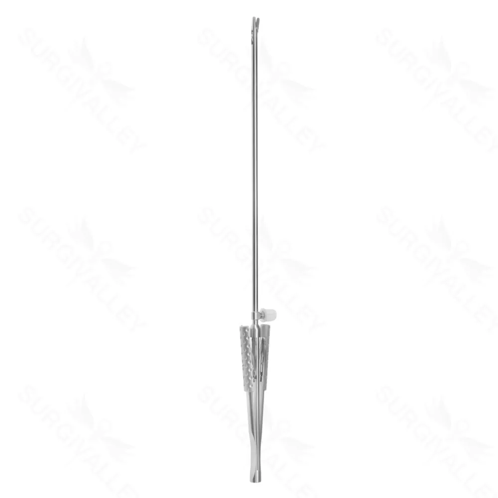 Needle Holder – w/ ratchet TC – straight