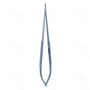 9″ LighTouch Needle Holder – round handle titanium – surgivalley (S01-81-00-233)