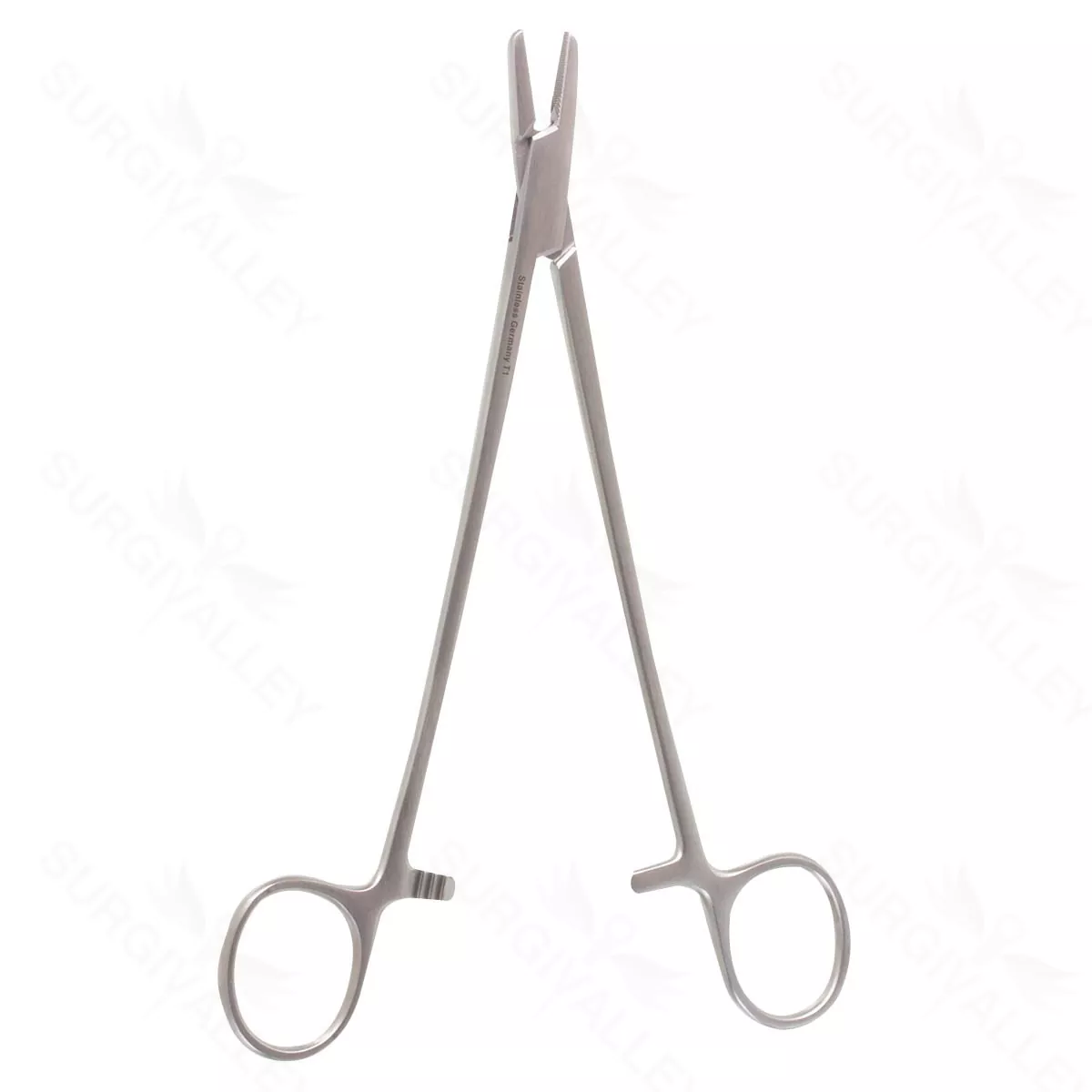 8″ Hegar Needle Holder – stubby jaw