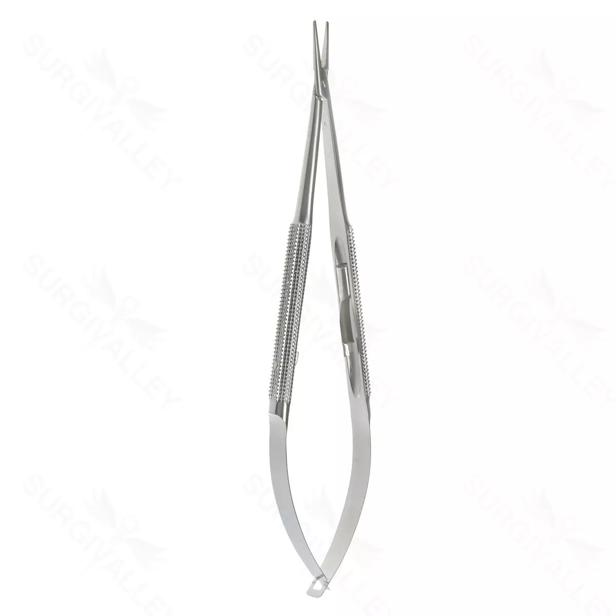 6″ Castro Needle Holder – Diamond Finish straight