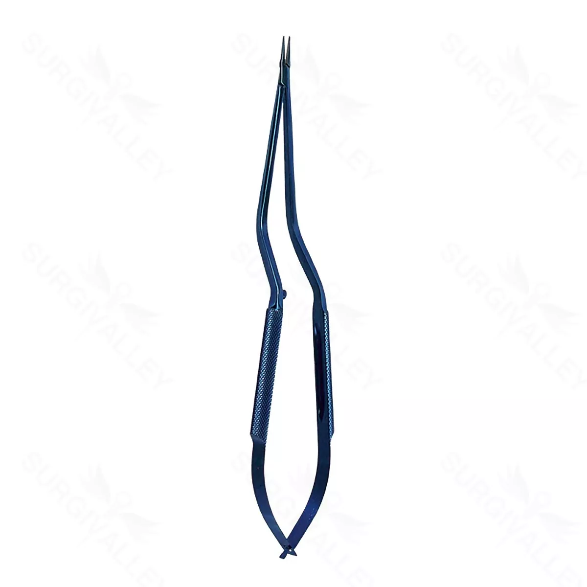 8.5″ Titanium Rhoton Micro Needle Holder – Bayonet straight