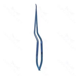 Rhoton Style Needle Holder – Bayonet cvd .9mm tip 9 1/2″ Ti – surgivalley (S01-81-00-362)