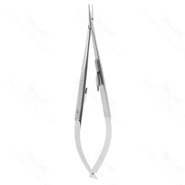 10mm Castro Needle Holder – straight del w/ lock 142 mm length