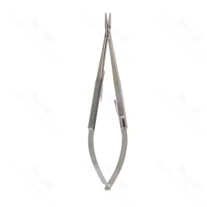 Castro Needle Holder – straight w/ lock stndrd 142mm length – surgivalley (S01-81-00-384)