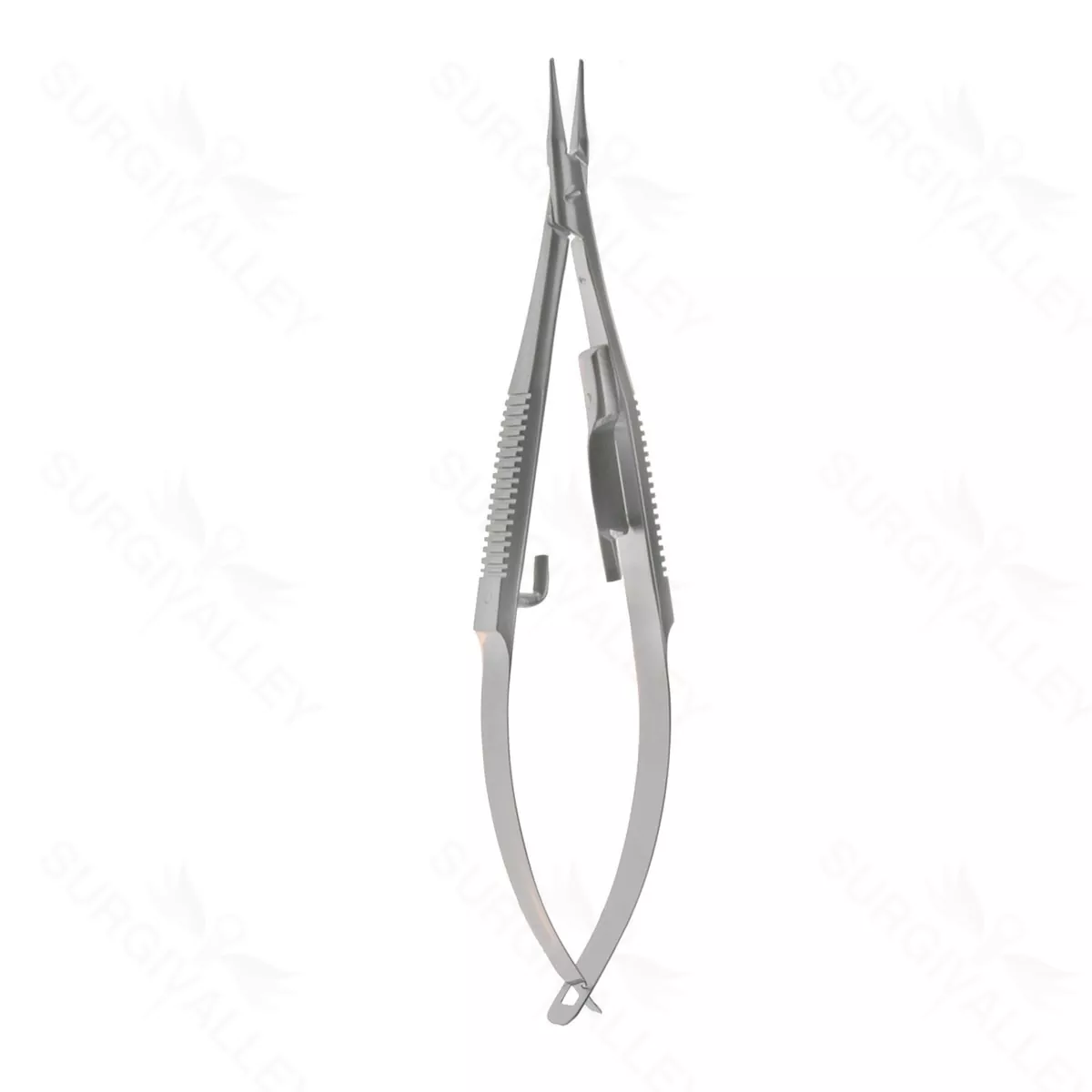 McPher Needle Holder – del straight w/ lock