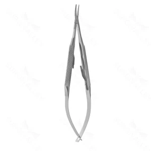 Barraquer Needle Holder stnd jaw – cvd w/ lock – surgivalley (S01-81-00-408)