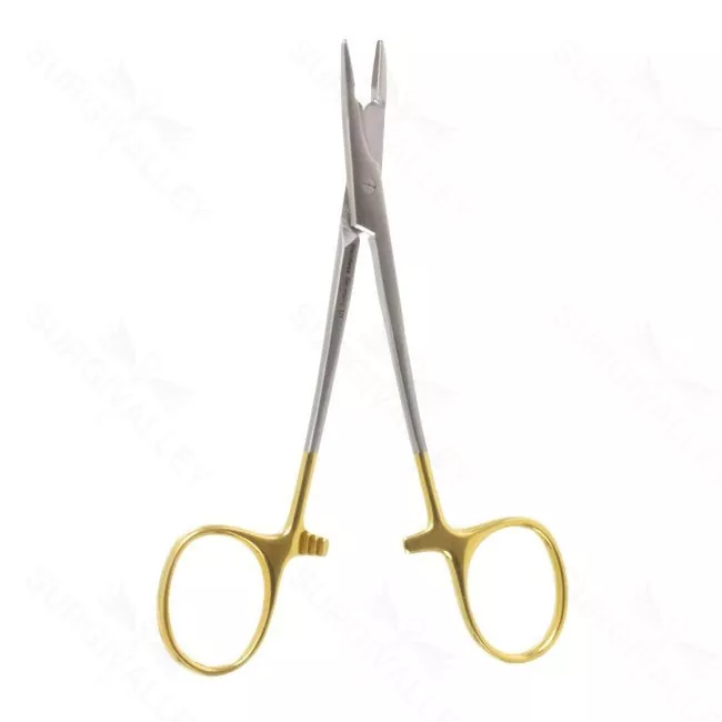 6 1/2″ Olsen-Hegar Needle Holder – TC smooth jaw