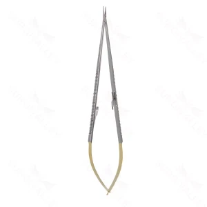 Giannini Castroviejo Needle Holder, 10 1/4″, Jaw 2x17mm, straight, w/ lock – surgivalley (S01-81-00-72)