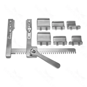 Burford-Finochietto Infant/Child Rib Spreader – 4 pairs of blades – surgivalley (S01-89-00-228)