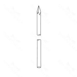 9″ Steinman Pin Smooth – single Trocar 1/8″ 6pk – Automotive (S01-89-00-783)