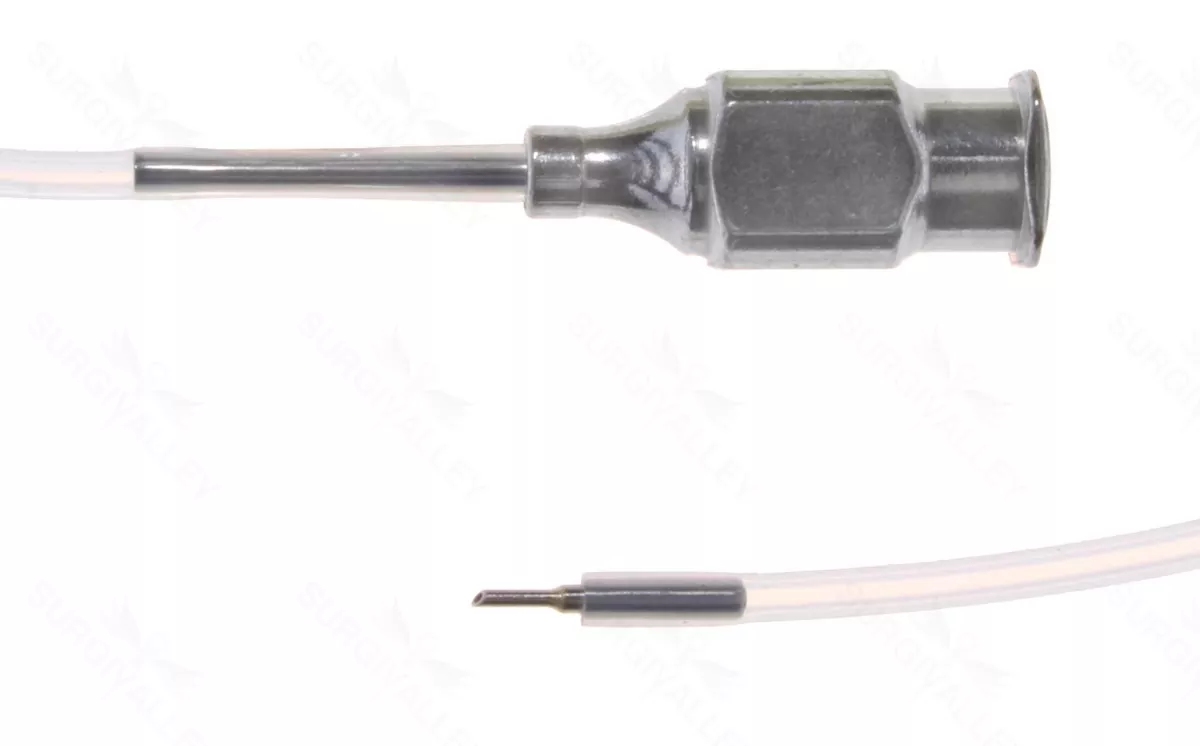 Heslin Infusion Cannula – 23g sandblasted