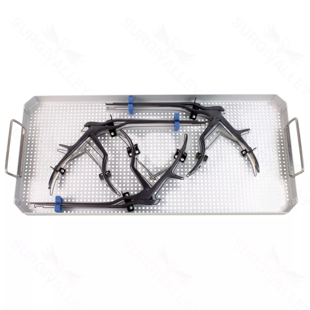 MIS Retractor Tray Holds 3 Bayonet Kerrisons Part of 73-2935