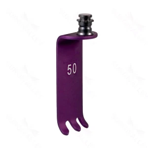 50mm Image-Line blade – long teeth violet New Locking Hub – surgivalley (S01-82-00-1264)