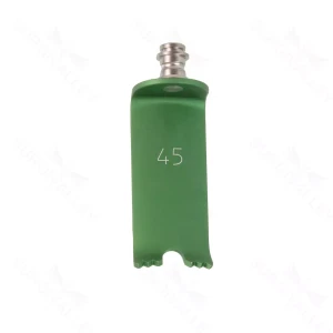 Image-Line Notched Medial Rtrc Blade – 23x45mm green – surgivalley (S01-82-00-1329)