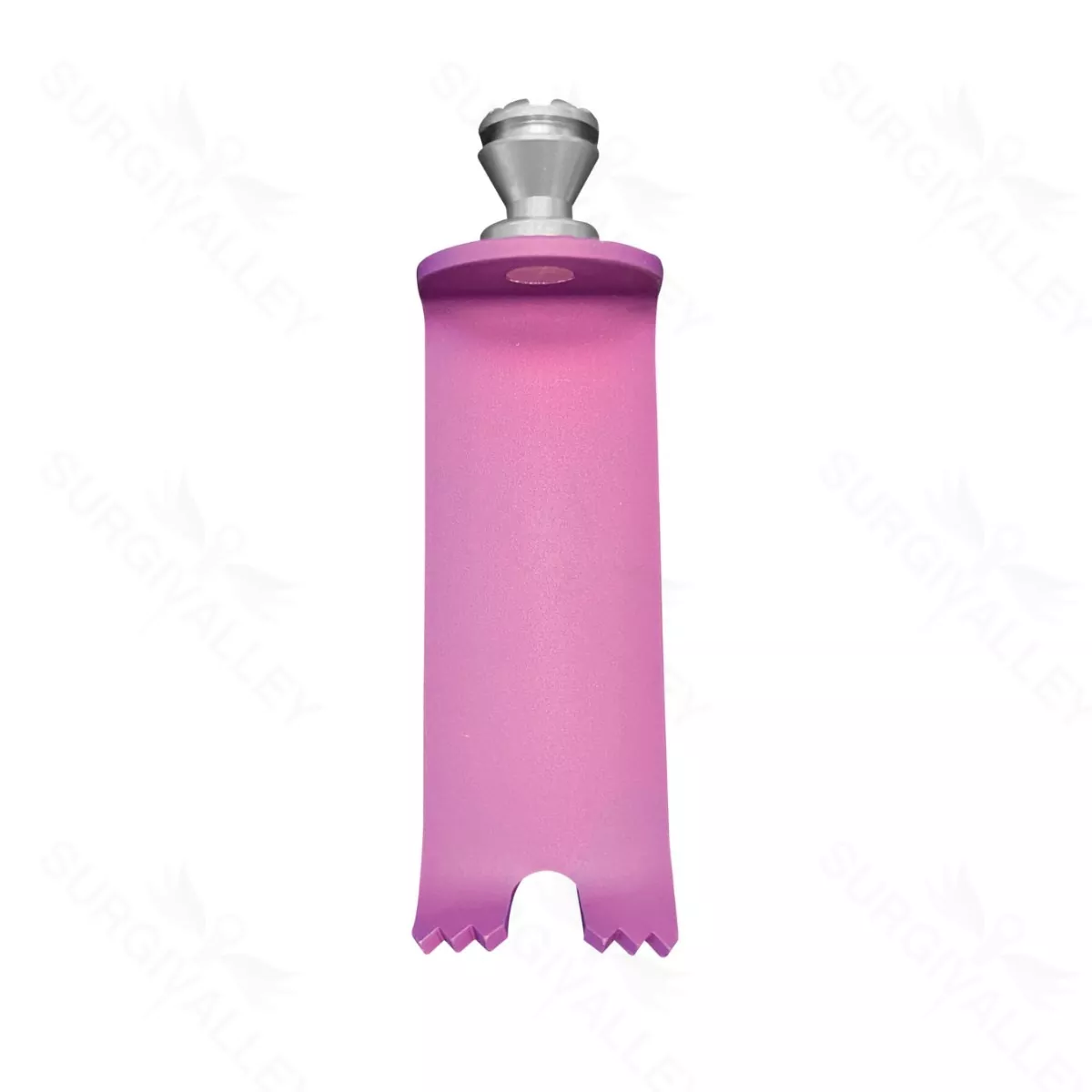 T-Line Notched Medial Retractor Blade 23 x 50mm Violet with Conical Hub