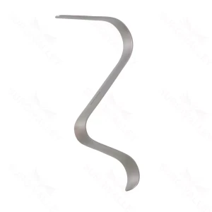 4 3/4″ Tessier Maxillo Dbl Curve Retractor – nasal bridge – surgivalley (S01-82-00-1584)