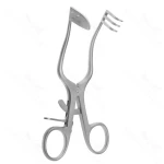 Perkins Retractor bld rig 3 blnt prngs left self-ret