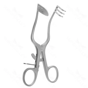 Perkins Retractor bld rig 3 blnt prngs left self-ret – surgivalley (S01-82-00-1606)