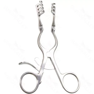 5 1/2″ Weitlaner Retractor – w/hinged arms 3×4 blunt prongs – surgivalley (S01-82-00-253)