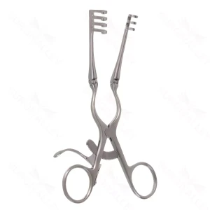 6 1/2″ Weitlaner Retractor – w/hinged arms 3×4 blunt prongs – surgivalley (S01-82-00-255)