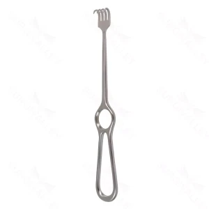 8″ Volkman Retractor – 4 prngs shrp – surgivalley (S01-82-00-38)