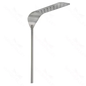 Lobster Malleable Swivel Retractor – 2″ x 6 1/2″ perforated – surgivalley (S01-82-00-466)