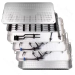 MIS Retractor Case II Dissectors Kerrisons Suctions 4 Level