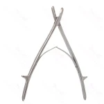 Bone Rongeur, 8mm jaws, w/horns, 11 3/4″