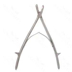 Bone Rongeur, 8mm jaws, w/horns, 11 3/4″ – surgivalley (S01-84-00-109)