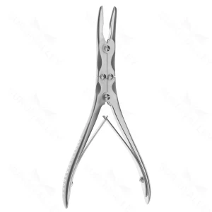 Mini Ruskin Rongeur dbl action curved – surgivalley (S01-84-00-68)