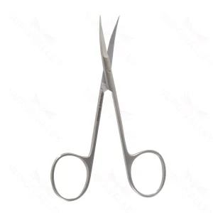 4 1/8″ Iris Select Scissors – fine cvd – surgivalley (S01-83-00-21)