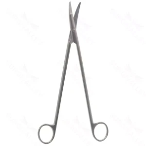 9″ Diethrich Valve Scissors Full crv – one blade serr – surgivalley (S01-83-00-430)