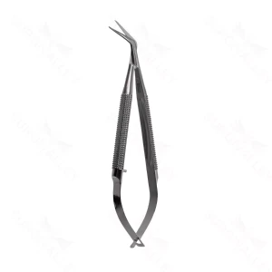 4 1/2″ Castroviejo Micro Scissors – round handle 60° – surgivalley (S01-83-00-494)