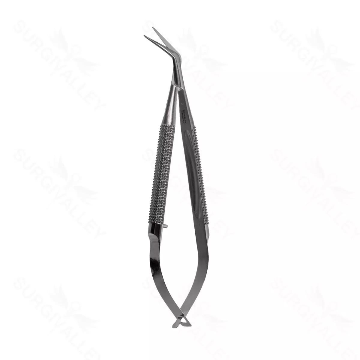 4 1/2″ Castroviejo Micro Scissors – round handle 60°