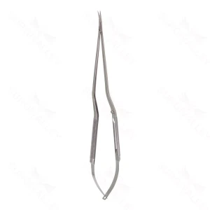 Micro Scissors – rnd hndl 10.5cm shft cvd blds – surgivalley (S01-83-00-550)