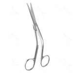 6″ Cottle Dorsal Scissors hvy bld ang shanks