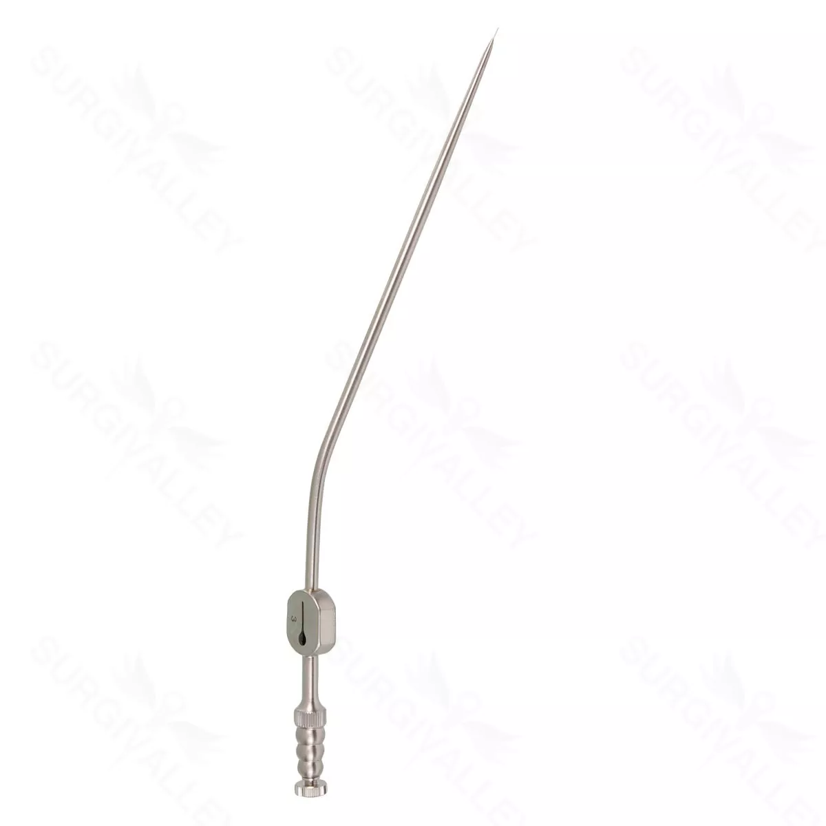 Raindrop Suction Tube – 3fr tapered angled W/L 6″