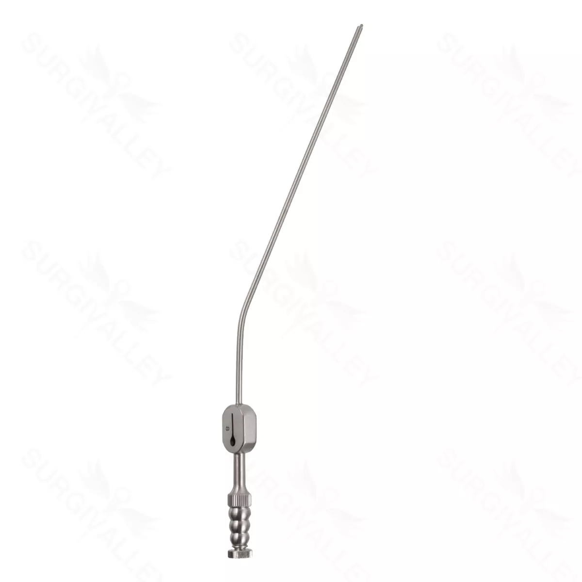 Teardrop Suction Tube – non-taper angled W/L 5 3/4″ 8fr