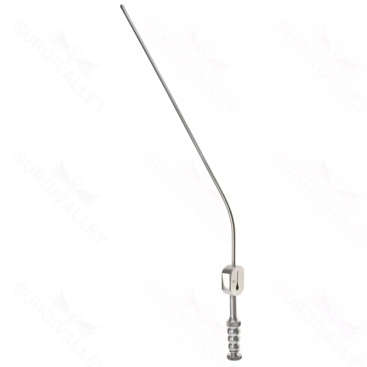 Teardrop Suction Tube – non-taper angled W/L 6 3/4″ 9fr