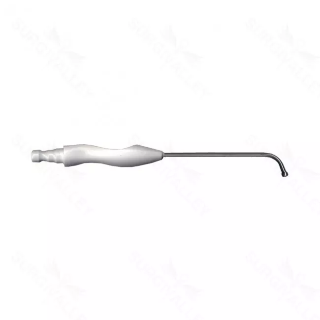 Single-Use 70 Deg Curved Sinus Suction 9fr Ball End Tip
