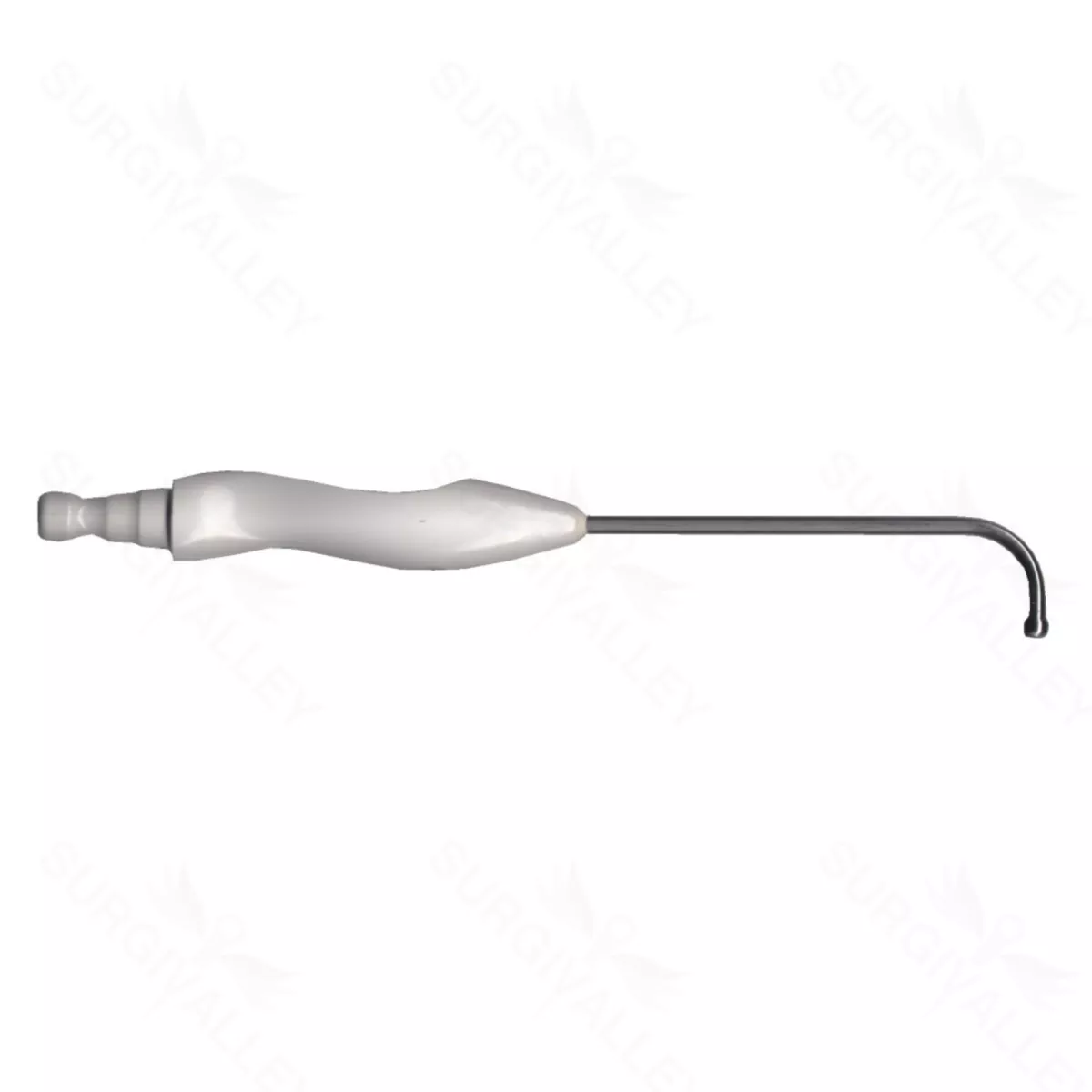 Single-Use 90 Deg Curved Sinus Suction 9fr Ball End Tip